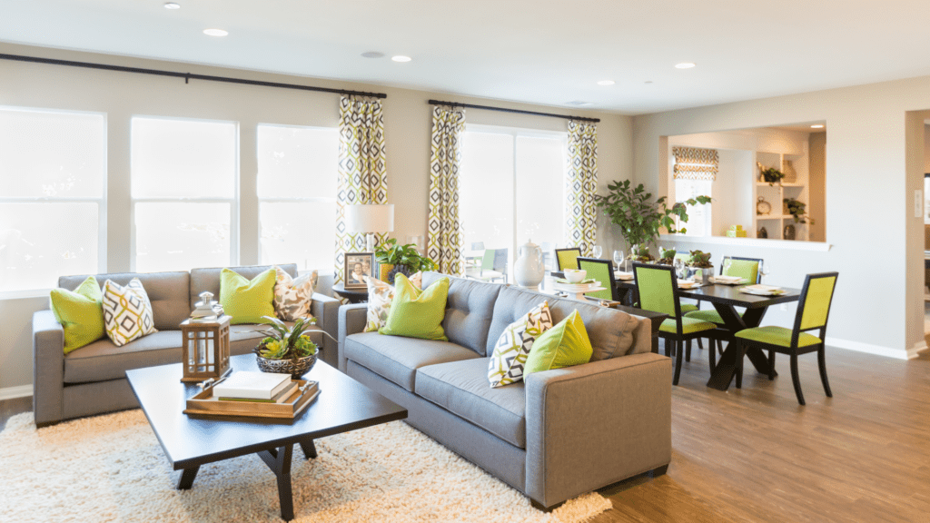 a beautiful de-cluttered home
