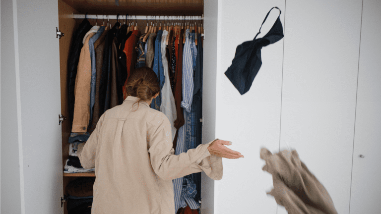 declutter your wardrobe or closet